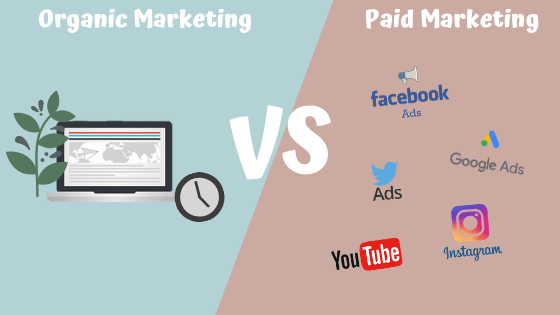 Paid vs organic advertising