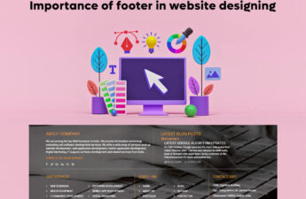 website footer designing
