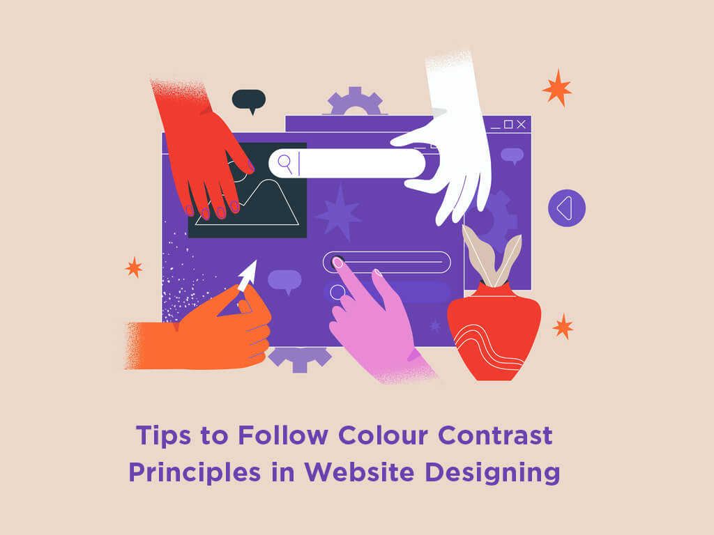 Colour Contrast Principles in Website Designing